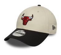 Cappellino New Era Colour Block 9FORTY Chicago Bulls bianco crema nero rosso