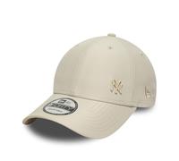 New Era Berretto da baseball 9Forty NFL MLB New York Yankees per adulti, beige chiaro