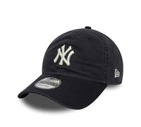 New Era Cappello unisex con visiera 9TWENTY Washed Script New York Yankees Blu One Size