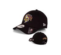 New Era - Berretto da baseball da uomo, edizione limitata con ricamo della squadra sul retro, fantasie e squadre a scelta, modello 9Forty Minnesota Vikings Black Taglia unica