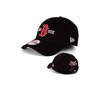 New Era - Berretto da baseball da uomo, edizione limitata con ricamo della squadra sul retro, fantasie e squadre a scelta, modello 9Forty Boston Red Sox Black Taglia unica