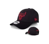 New Era - Berretto da baseball da uomo, edizione limitata con ricamo della squadra sul retro, fantasie e squadre a scelta, modello 9Forty Chicago Bulls Red Taglia unica