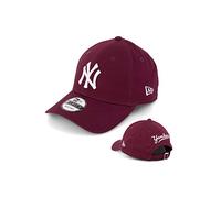 New Era - Berretto da baseball da uomo, edizione limitata con ricamo della squadra sul retro, fantasie e squadre a scelta, modello 9Forty NY Yankees Maroon. Taglia unica