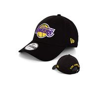 New Era - Berretto da baseball da uomo, edizione limitata con ricamo della squadra sul retro, fantasie e squadre a scelta, modello 9Forty LA Lakers Black V2 Taglia unica
