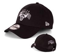 New Era - Berretto da baseball da uomo, edizione limitata con ricamo della squadra sul retro, fantasie e squadre a scelta, modello 9Forty Chicago Bulls Black White Taglia unica