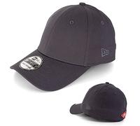 New Era Berretto da baseball da uomo, edizione limitata MLB 39Thirty Stretch Fit New York Yankees, Essential Basic (versione in lingua inglese), grigio scuro, M-L