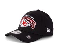 New Era Berretto da baseball da uomo, edizione limitata, NFL NBA MLB, 39THIRTY, Kansas City Chiefs Black V1, S/M