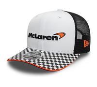 New Era Berretto da baseball McLaren Racing con visiera a scacchi, per adulti, bianco, bianco, S-M