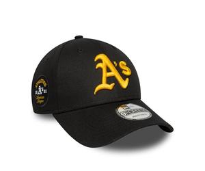 New Era Berretto da baseball MLB Oakland Athletics Sidepatch in cotone nero per adulti