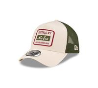 New Era Berretto da Camionista Regolabile Cappellino Maglia Snapback Buffalo 1920 Beige Verde