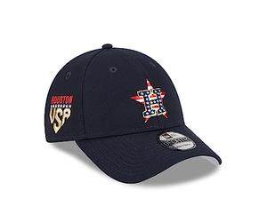 New Era Berretto da uomo 940 luglio 4th MLB Snapback ~ Houston Astros Navy, Marina Militare, Taglia unica