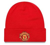New Era Manchester United FC Basic Cuff Beanie Hat, Red One Size