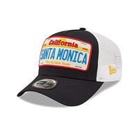 New Era Berretto Marca Modello License Plate Trucker NEWERA Nvy