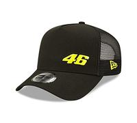 New Era Berretto Marca Modello Repreve Flawless Trucker VR46 BLKUPY, Black, Taglia Unica