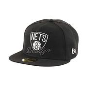 New Era Brooklyn Nets Dual Logo Black 59Fifty Basecap - 7 1/2-60cm (XL)