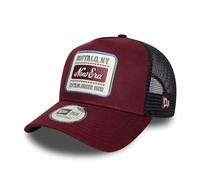 New Era Buffalo NY 9Forty A-Frame Trucker cap Rosso Scuro