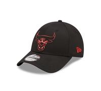 New Era Bulls Berretto Regolabile 9Forty Logo della Squadra Chicago Nero NBA Basket Accessorio