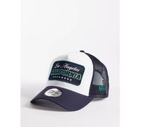 New Era - California - Cappellino trucker blu navy/bianco con toppa-Multicolore One Size
