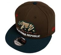 New Era California Repubblica Noce Verde Scuro Snapback Cap 9fifty 950 Limitata