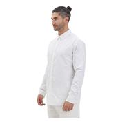 New Era - Camicia a Manica Lunga LA Dodgers Monogram - - Shirts - Uomo - Bianco - XL