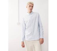 New Era - Camicia a maniche lunghe blu con mini logo ricamato NY Yankees 2XL