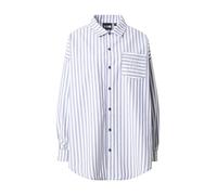 New Era - NY Yankees - Camicia oversize a maniche lunghe blu e bianca a righe-Multicolore S