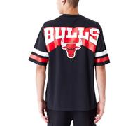 New Era Camicia Oversize - BACKPRINT Chicago Bulls, Nero , L