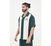 NEW ERA Camicie Uomo Verde Camicia manica corta Camicia a manica corta New Era S