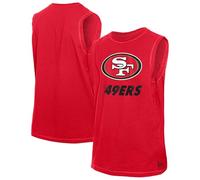 New Era Canottiera da uomo Scarlet San Francisco 49ers Leisure Collection