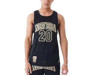 New Era Canottiera in polymesh - BRAND LOGO nero, Nero , M