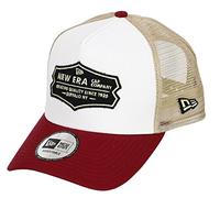 New Era cap Adjustable A Frame Trucker cap Distressed Patch Red/White - One-Size