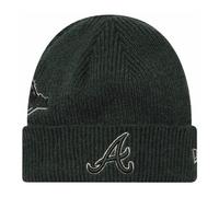 New Era Cap Patch Atlanta Braves M - berretto - uomo Dark Green man Wool