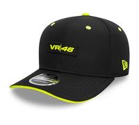 New Era Berretto 9SEVENTY Stretch-Snap VR46 Nero Adulto Taglia Unica, Nero, Giallo Fluo, Taglia Unica