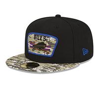 New Era Cappellino 59Fifty Buffalo BillsEra Berretto Baseball Cappello Hiphop 7 5/8 (60,6 cm) - Nero