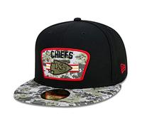 New Era Cappellino 59Fifty Kansas City ChiefsEra Berretto Baseball Cappello Hiphop 7 1/4 (57,7 cm) - Nero