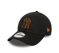 Cappellino New Era Team Outline 9FORTY NY Yankees nero arancio