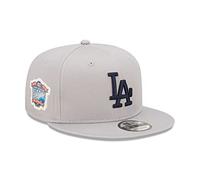 New Era Team Side Patch Losdod Gradry Cappellino, 9Fifty-Dodgers-Gray#30745, S Uomo