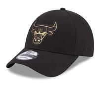 Cappello Newera 940 Metallic Badge Chicago Bulls Nero