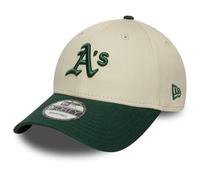 New Era Berretto da baseball 9Forty MLB Oakland Athletics per adulti, beige chiaro