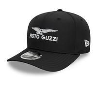 New Era Cappellino da baseball Moto Guzzi 9SEVENTY Core Logo, Nero, Elasticizzato Regolabile, Nero , Taglia unica