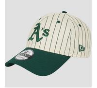 New Era Pinstripe 9twenty Oakland Athletics Cap Beige
