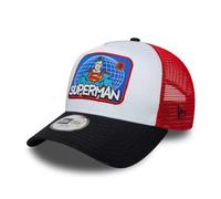 New Era Cappellino Superman DC Patch 9Forty A-Frame Trucker Bianco