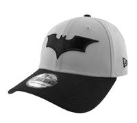 New Era Cappello aderente Batman Dark Knight Trilogy Logo 39Thirty, Grigio, M/L