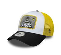 New Era Cappello Batman DC Patch 9Forty A-Frame Trucker Bianco