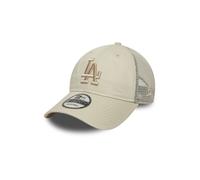 New Era MLB Washed 9TWENTY Trucker - Cappellino Los Angeles Dodgers, colore: Beige, beige., Taglia unica