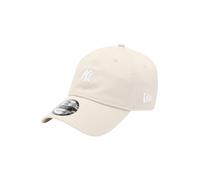 New Era Berretto da baseball MLB New York Yankees con logo per adulti, beige chiaro, Beige chiaro, Taglia unica