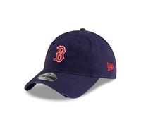 New Era Cappello da Baseball Boston Red Sox MLB Cappellino Regolabile Logo della Squadra Design angosciato Blu