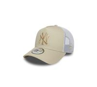 New Era A-Frame Trucker Cap - Berretto New York Yankees beige pietra, taglia unica