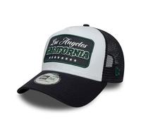 New Era Cappello da Camionista Patch A-Frame Bianco Blu Marino