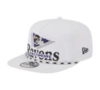 New Era Cappello da uomo bianco Baltimore Ravens Collide Golfer Snapback